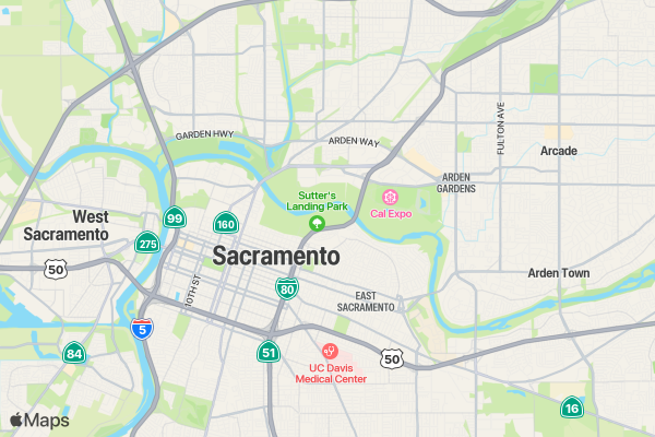 Sloth Run 5K/10K/13.1 SACRAMENTO 2024 location map image