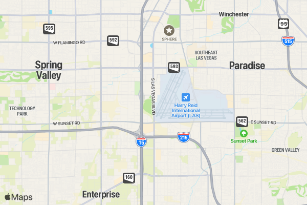 Sloth Runners 5K/10K/13.1 LAS VEGAS location map image