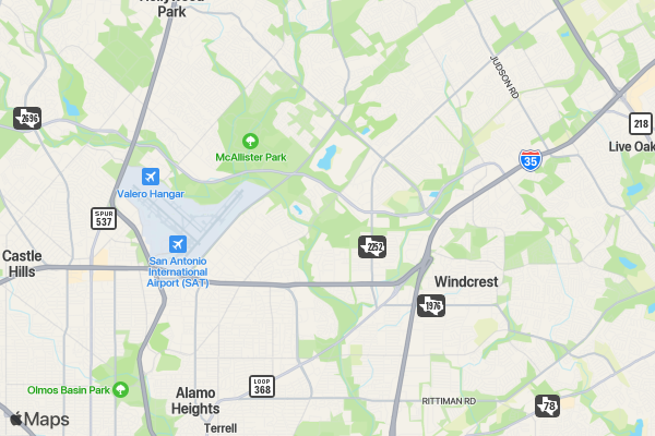 Sloth Runners Club SAN ANTONIO location map image