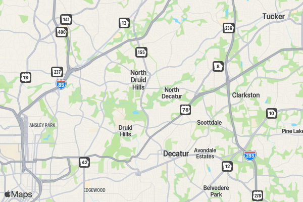 Sloth Runners Club Virtual Run ATLANTA 2024 location map image