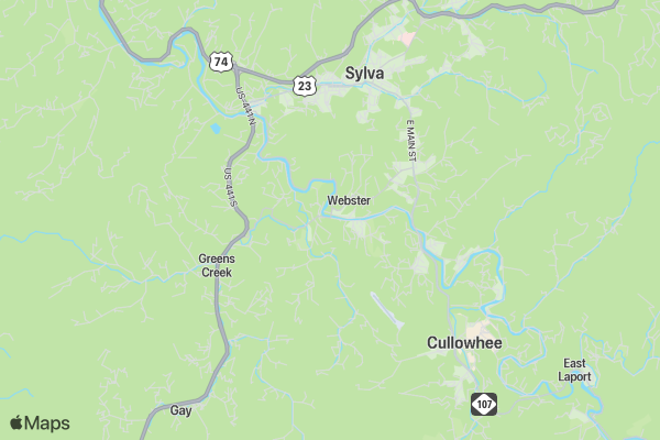 Smoky Streak to Health location map image
