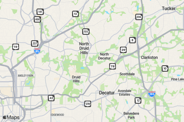Snails Keep Going Runners Club ATLANTA location map image