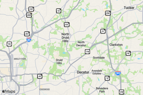Snails Keep MOVING 'Night' Run ATLANTA location map image