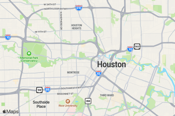 Snails Keep MOVING 'Night' Run HOUSTON location map image