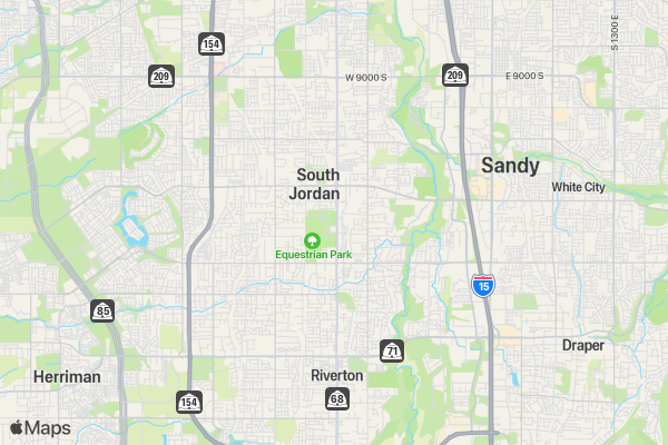 South Jordan Race Series location map image