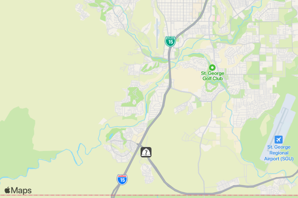 SOUTHERN UTAH HALF MARATHON location map image