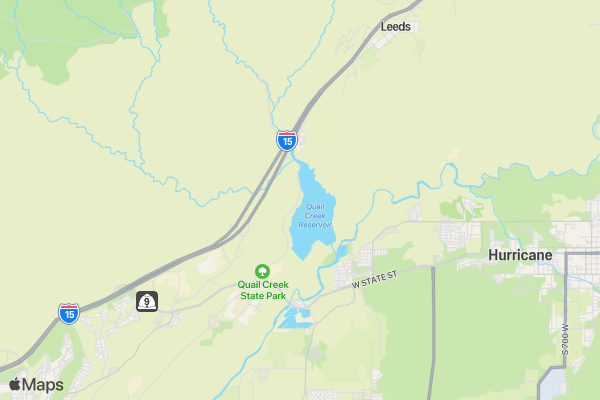 Southern Utah Triathlon location map image
