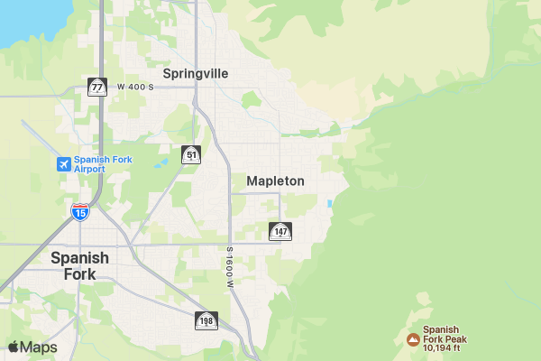 Splash'n Dash Fun Run location map image