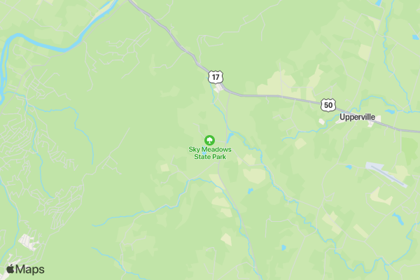 Spring Fever 5k Trail Race location map image