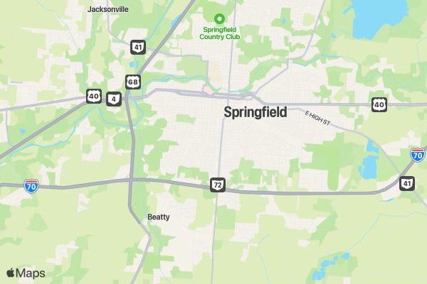 Springfield Turkey Trot location map image
