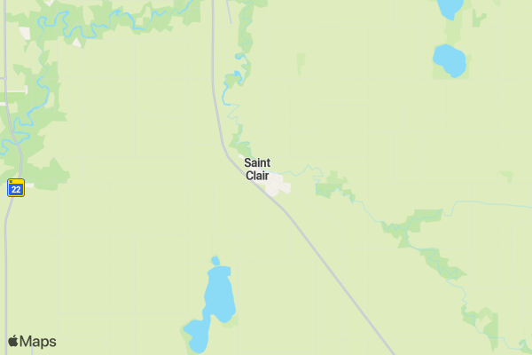 St Clair Fun Run 2024 location map image