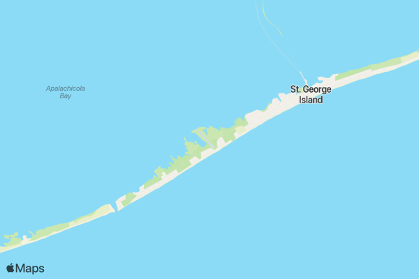 St. George Island Sizzler 5K location map image