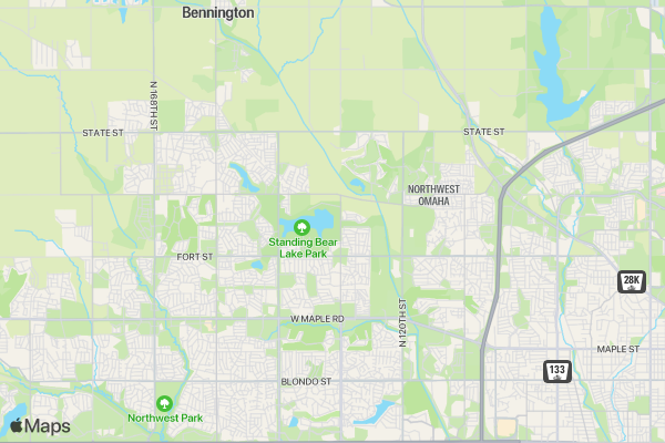 St. James/Seton Catholic School Super Eagle 5K location map image
