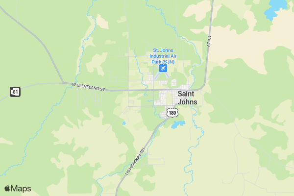 St. Johns High School CancerSucks 5/10K location map image