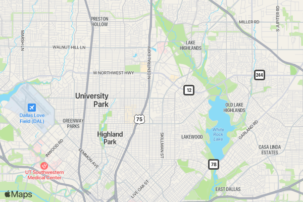 St. Paddy's Day Dash Down Greenville 5K location map image