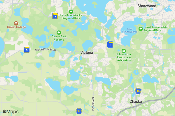St. Victoria's Sunset Fest All Saints 5K location map image