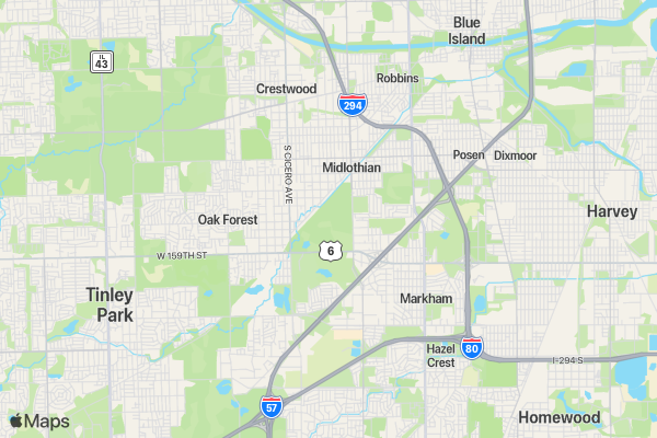 Stay In The Race 5K location map image