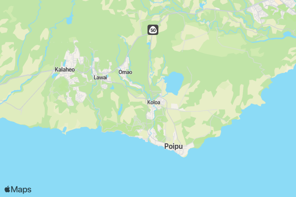 Stride for Kauai 100-Mile Challenge location map image