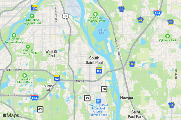 Stride for Packer Pride location map image