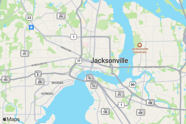 Strides for Pride 5K location map image