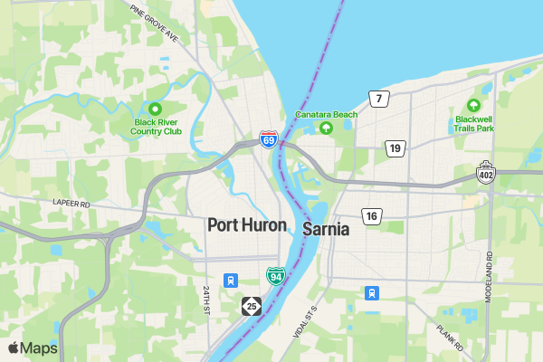 Strides for Recovery location map image
