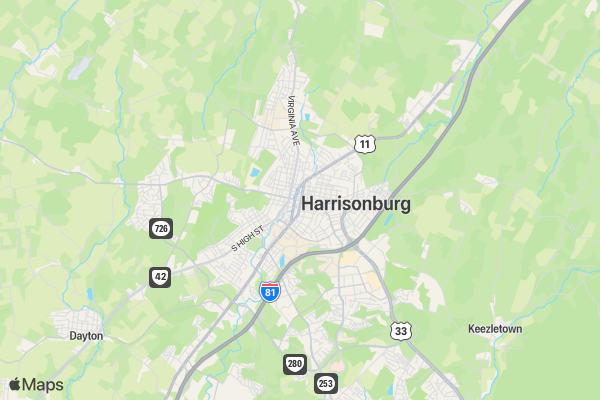 Students 4 Students 5k - JMU Arboretum location map image