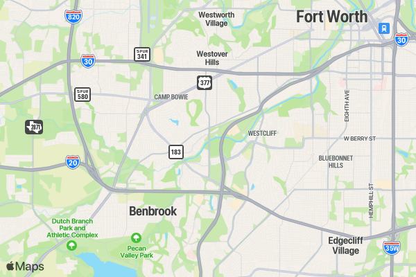 Sunrise Fall Marathon DALLAS-FORT WORTH location map image