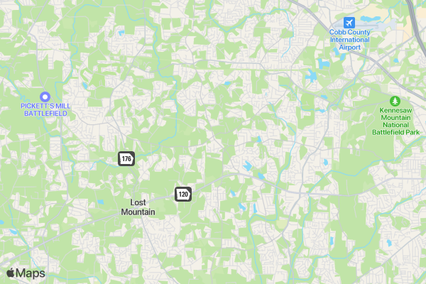 Superheroes vs. Villains 5K location map image