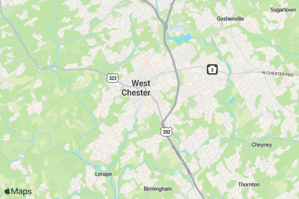 Support the Cause 5k location map image