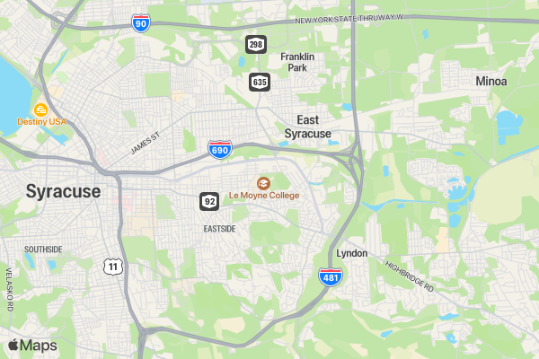 Sustainability for Scholarships 5K location map image