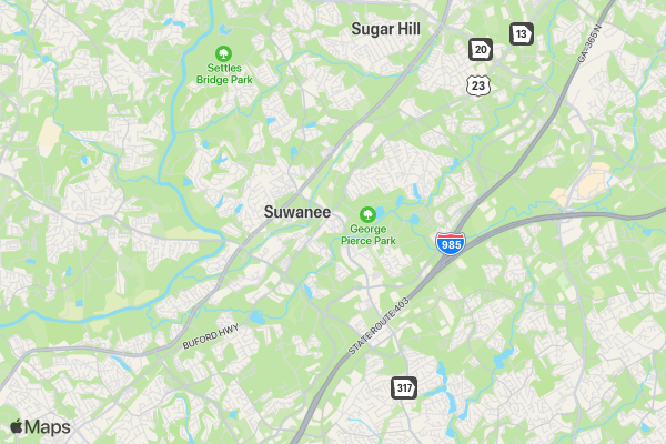 Suwanee Sweetheart Sprint location map image