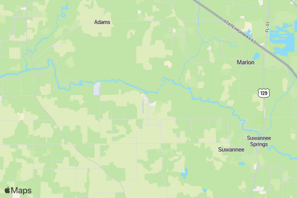 Suwannee Run & Row location map image