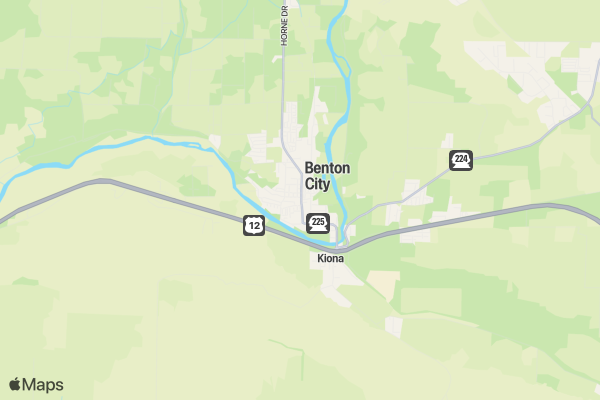 Sweaty Sweater Benton City 5k location map image