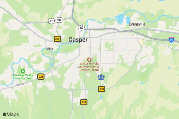 T-Brid Trek Aid Station Volunteer location map image