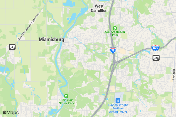 Taking Strides For Prevention 5k location map image