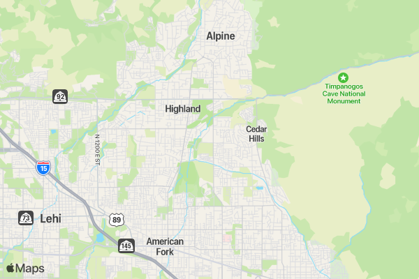 Tamarak 5k Run for Hope & Freedom location map image