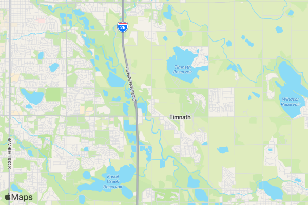 Taste in Timnath Scarecow 5K Fun Run location map image