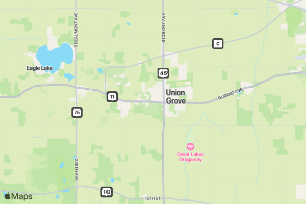 Tater Trot 5K Racine County location map image