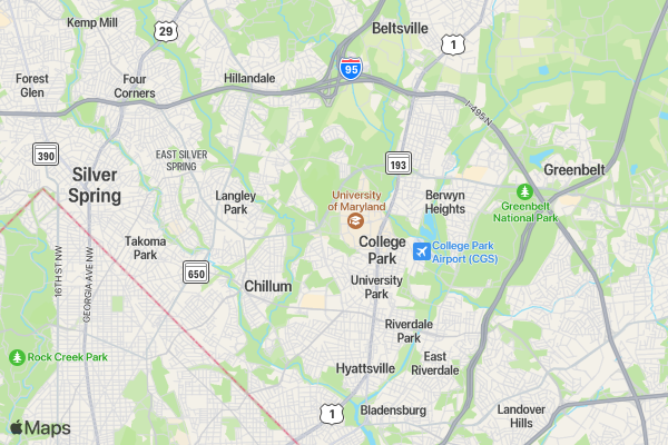 Terrapin Invitational - Alumni Mile location map image