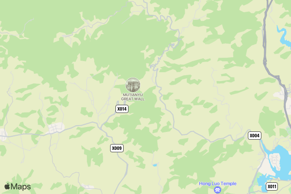 The 21st Great Wall of China Marathon 2022 location map image