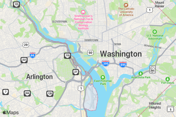 The 4 Course location map image