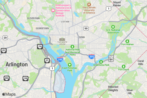THE 4 location map image