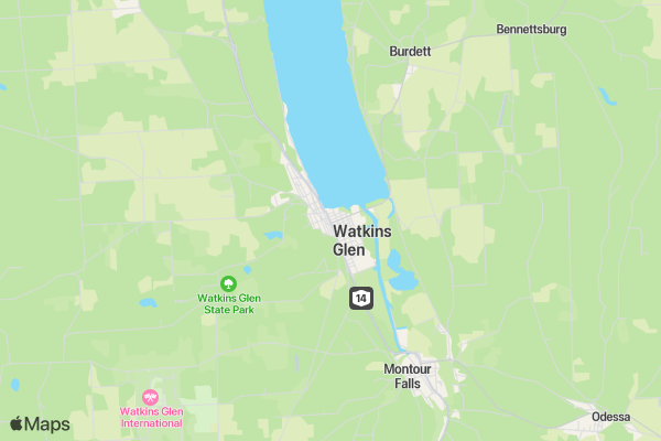 The Arc Grand Prix at Watkins Glen International location map image