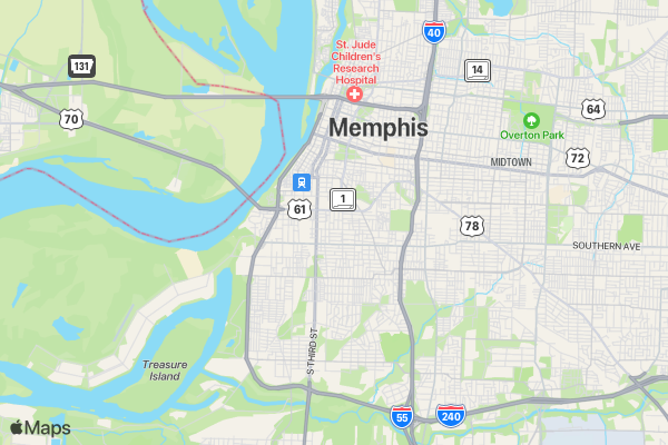 The Awakening Project 5K location map image