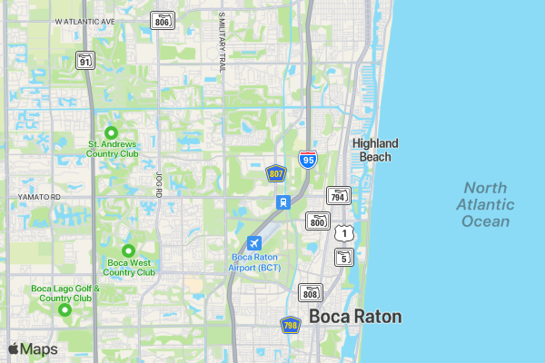 The Berman Team 5K Charity Walk/Run location map image
