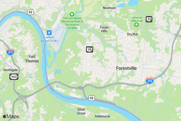 The Big Style 4 Mile location map image