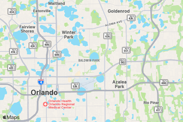The Bleeding Disorders Foundation of Florida's 18th Annual Creepy Crawl 5K Run & Fun Walk location map image