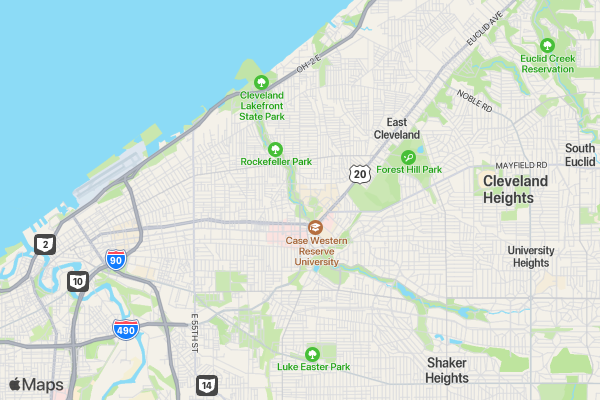 The Culture 5k Run/Walk location map image