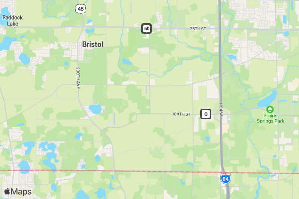 The Fab 4 location map image