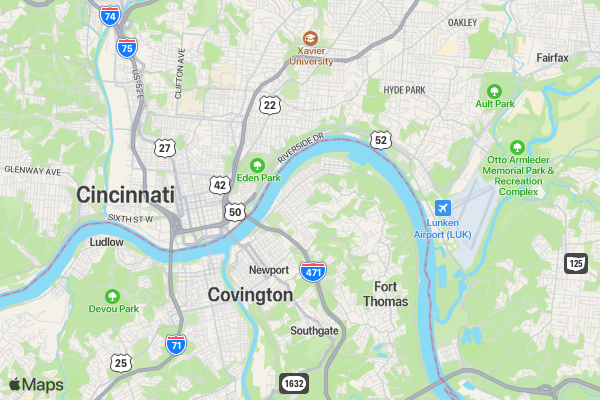 The Fairfield Avenue Mile location map image